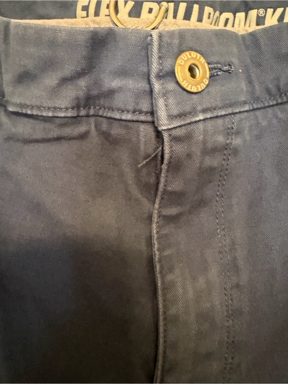 Duluth Trading DuluthFlex Ballroom Blue Relaxed Fit Casual Style Shorts Size 38 - Picture 6 of 13